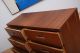 Mid Century Modern Walnut Double Dresser Eames Era Mid-Century Modernism photo 7