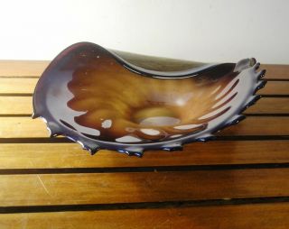 Wonderful Vintage Italian Monumental Important Art Glass Bowl Barovier A21 photo
