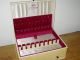 Oak Satin Velvet Lined Drawer Rogers Bros Flatware Silver Box Chest Mid Century Mid-Century Modernism photo 4