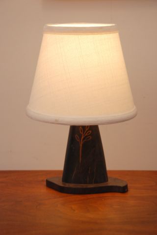 Pair Of Solid Rosewood Table Lamps Signed Worden,  1955 Mid Century Modern Studio photo