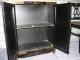 Mid Century Black Lacquer Applied Asian Figures Chest Mid-Century Modernism photo 6