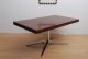 Florence Knoll Small Rosewood Desk Chrome Plated Legs Mid Century Modern Post-1950 photo 7
