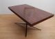 Florence Knoll Small Rosewood Desk Chrome Plated Legs Mid Century Modern Post-1950 photo 8