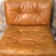 Very Rare Pair Of Karl Ekselius Leather And Aluminum Lounge Chairs Mid-Century Modernism photo 1