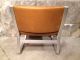 Very Rare Pair Of Karl Ekselius Leather And Aluminum Lounge Chairs Mid-Century Modernism photo 4