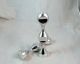 Pair Modern Styel Nambe Candlesticks,  6238,  9 