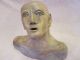 Terracotta Mid Century Modern Bust Head Sculpture - Great Artwork - Detailed Mid-Century Modernism photo 10