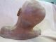 Terracotta Mid Century Modern Bust Head Sculpture - Great Artwork - Detailed Mid-Century Modernism photo 4