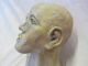 Terracotta Mid Century Modern Bust Head Sculpture - Great Artwork - Detailed Mid-Century Modernism photo 6
