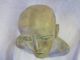 Terracotta Mid Century Modern Bust Head Sculpture - Great Artwork - Detailed Mid-Century Modernism photo 8