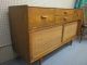 Walnut Buffet/credenza With Rush Paneled Doors By Conant Ball C1960s Post-1950 photo 2