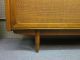 Walnut Buffet/credenza With Rush Paneled Doors By Conant Ball C1960s Post-1950 photo 6