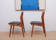 Mid Century Modern Pair Of Italian Mahogany Chairs Sculptural Shape Leggera Mid-Century Modernism photo 10