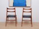 Mid Century Modern Pair Of Italian Mahogany Chairs Sculptural Shape Leggera Mid-Century Modernism photo 11