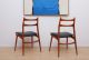 Mid Century Modern Pair Of Italian Mahogany Chairs Sculptural Shape Leggera Mid-Century Modernism photo 3