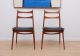 Mid Century Modern Pair Of Italian Mahogany Chairs Sculptural Shape Leggera Mid-Century Modernism photo 6