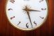 Phinney Walker Transistor Wall Clock Mid Century Mod Walnut Frame Swiss France Mid-Century Modernism photo 3