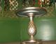 Mid Century Hollywood Regency Silver Side End Table Mid-Century Modernism photo 3