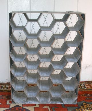 28 Bottle Industrial Loft Steampunk Wine Rack Bar Cellar Machine Age Table Base photo