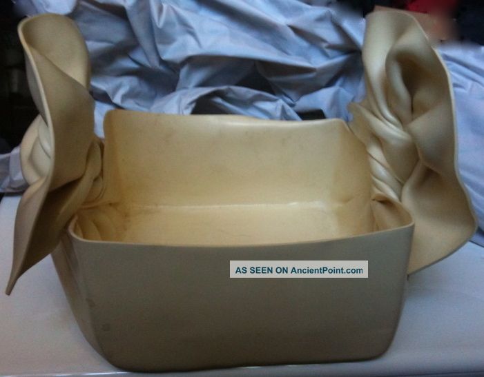 1970 Pop Art Signed Bowl Sculpture Hand Made Modern Won Ton Wrapper Handcrafted Mid-Century Modernism photo