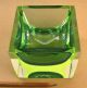 1960s Murano Sommerso Geode Cube Bowl Italian Art Glass Mandruzzato Poli Italy Mid-Century Modernism photo 2