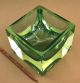 1960s Murano Sommerso Geode Cube Bowl Italian Art Glass Mandruzzato Poli Italy Mid-Century Modernism photo 4