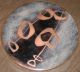 Mid Century Tiki Rattan Asian Enamel Side End Table Mid-Century Modernism photo 6