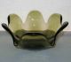 Modern Glass Bowl Mid 20th Century Optically Intriguing Flower Shape American Mid-Century Modernism photo 2