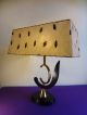 Vtg 1950s Mid Century Modern Atomic  Mad Men  Style Majestic Table Lamp Mid-Century Modernism photo 2