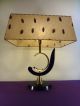 Vtg 1950s Mid Century Modern Atomic  Mad Men  Style Majestic Table Lamp Mid-Century Modernism photo 4
