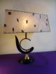 Vtg 1950s Mid Century Modern Atomic  Mad Men  Style Majestic Table Lamp Mid-Century Modernism photo 5
