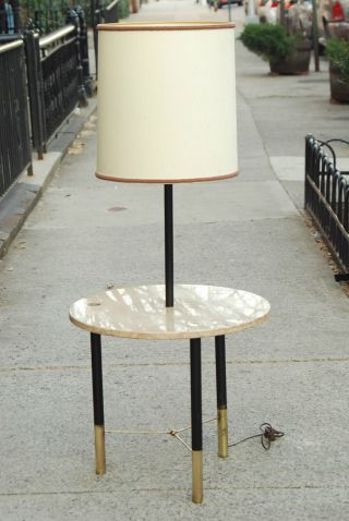 Harvey Probber Marble Floor Lamp Table Mid Century Modern Vintage I Like Mikes photo