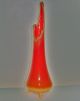 Intensely Flamboyant Modern Glass Vase Mid 20th C American Almost 13 