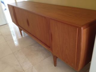 Vintage Danish Teak Credenza Johannes Andersen For Uldum Møbelfabrik photo