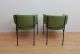 Mid Century Modern Calstyle Mccobb Pair Of Club Lounge Chairs Metal Green Mid-Century Modernism photo 10
