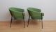 Mid Century Modern Calstyle Mccobb Pair Of Club Lounge Chairs Metal Green Mid-Century Modernism photo 8