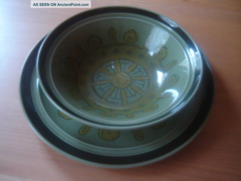 Mid Century Modern Harmony House Kashmir Platter + Bowl Mid-Century Modernism photo