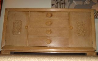 James Mont Asian Chinese Style Limed Oak Buffet Side Board California Modern photo