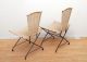 Mid Century Modern Wicker & Iron Acapulco Chairs Sculptural Shape Mid-Century Modernism photo 3