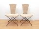 Mid Century Modern Wicker & Iron Acapulco Chairs Sculptural Shape Mid-Century Modernism photo 5