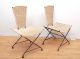 Mid Century Modern Wicker & Iron Acapulco Chairs Sculptural Shape Mid-Century Modernism photo 6