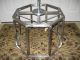Mid Century Sculptured Octagonal Stainless Steel Table Mid-Century Modernism photo 1