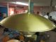 Mid Century Brass Celing Fixture With Perforated Shade 1900-1950 photo 3