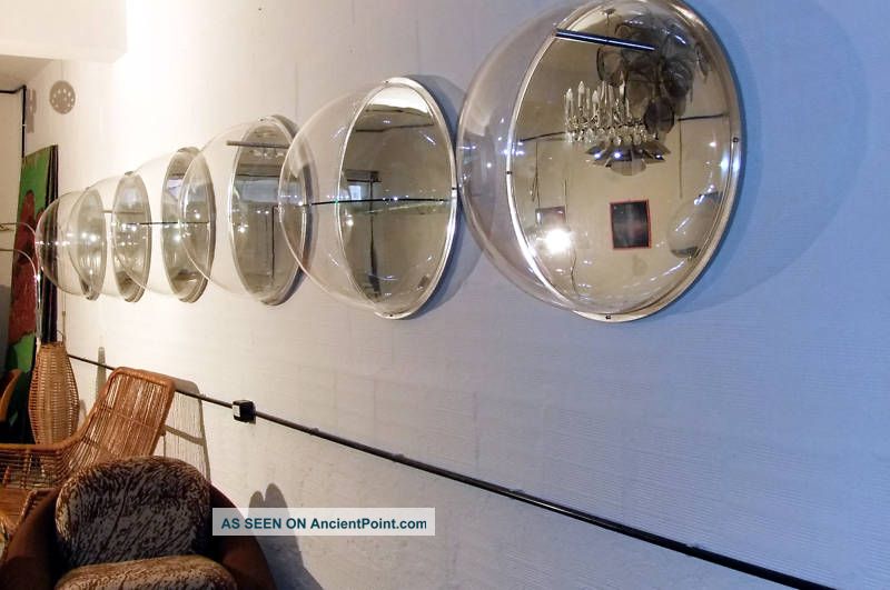 Huge Mirror Ball Wall Plexy 70er Design Space Age Mid-Century Modernism photo