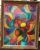 Signed Morgan Russell; Oil,  Mid Century Modern Abstract Mid-Century Modernism photo 1