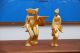 Cast Iron Dancing Geishas Gold Painted Mid Century Modern Mid-Century Modernism photo 4