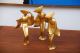 Cast Iron Dancing Geishas Gold Painted Mid Century Modern Mid-Century Modernism photo 5