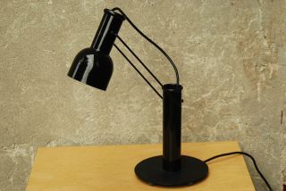Black Brown Adjustable Crane Office Desk Lamp I Like Mike ' S Mid Century Modern photo