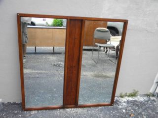 Lane Mid Century Inlaid Mirror photo