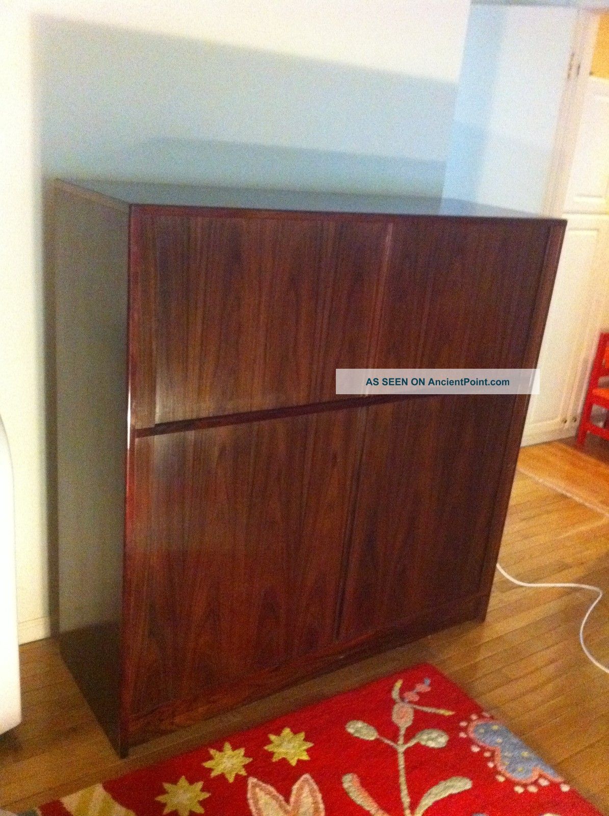 Vintage Danish Rosewood Gentleman Dresser By Hundevad Mid-Century Modernism photo
